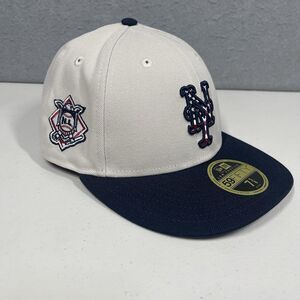 New York Mets Hat Mens Size 7 5/8 New Era 59Fifty Independence Day 4th of July